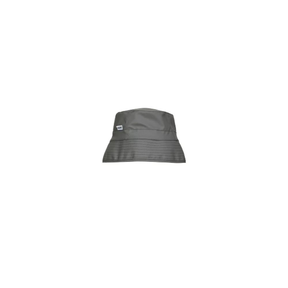 Grå Vanntett Bucket Hat Stilig Design