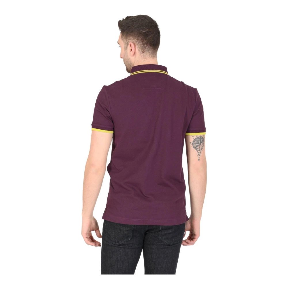 Hugo Boss Polo Shirts Purple Heren