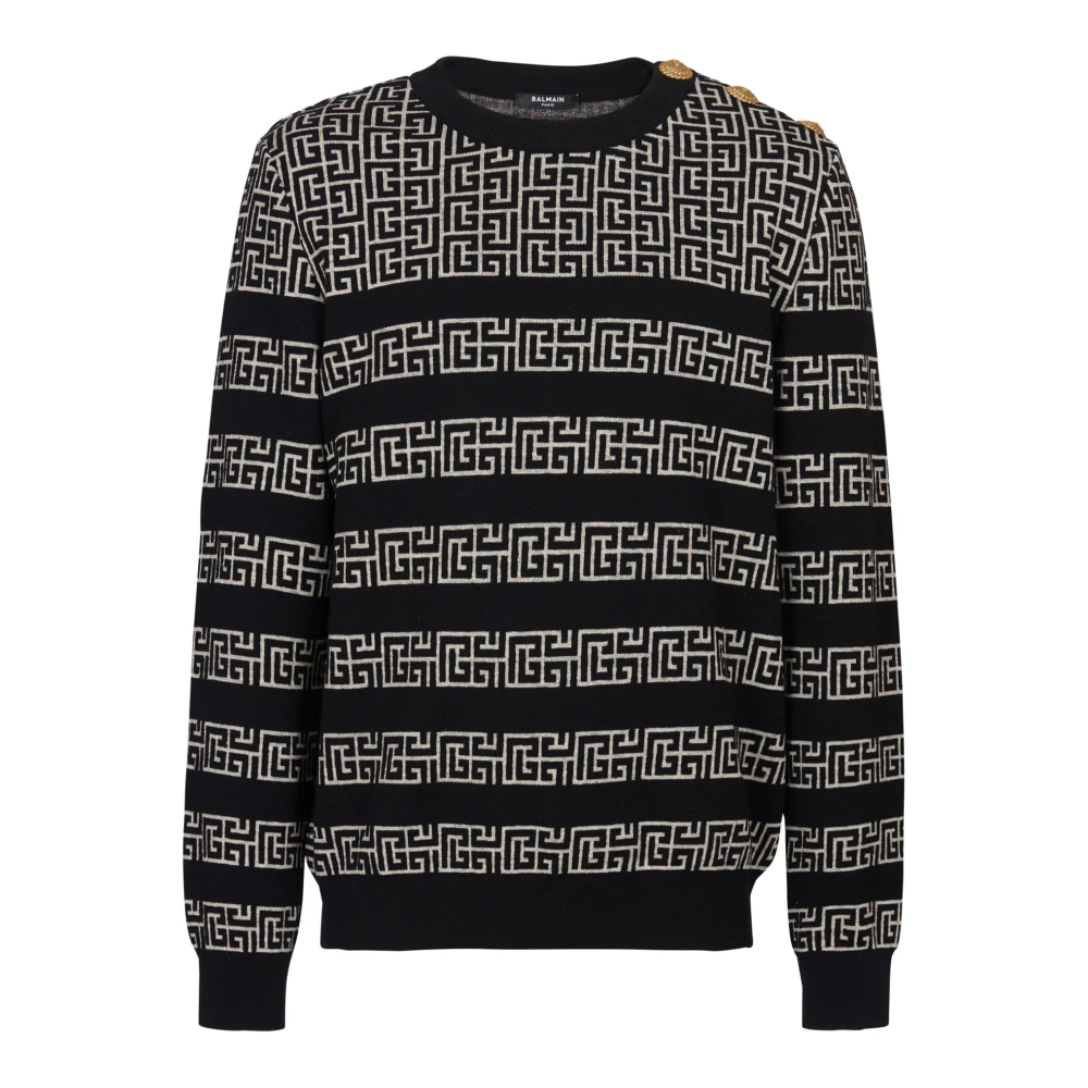 Knitwear > Round-neck Knitwear - - Balmain - Modalova