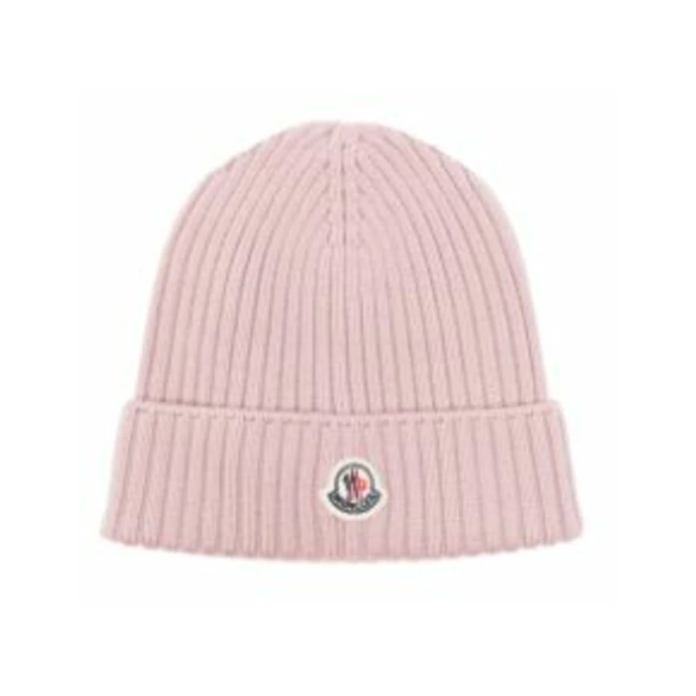 Moncler Barn Rosa Cappello Hatt Pink, Flicka