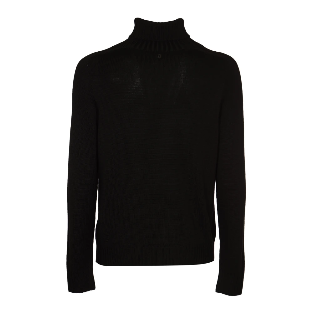 Dondup Zwarte Dolcevita Sweaters Black Heren