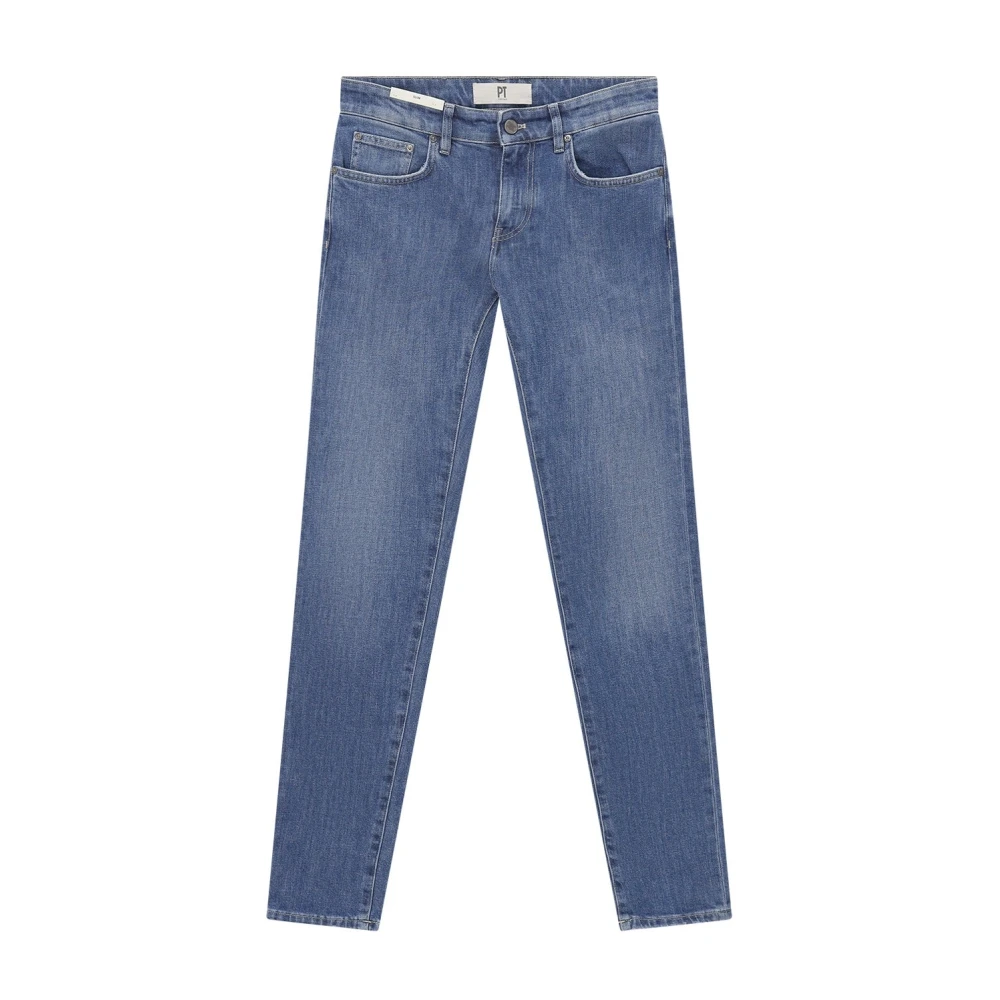 Pt Torino Mannelijk Blauw Jeans Heren, W35, Slim-Fit Jeans