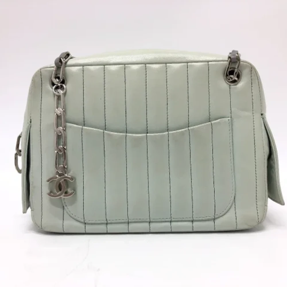 Chanel Vintage Pre-owned Leather chanel-bags Green Dames