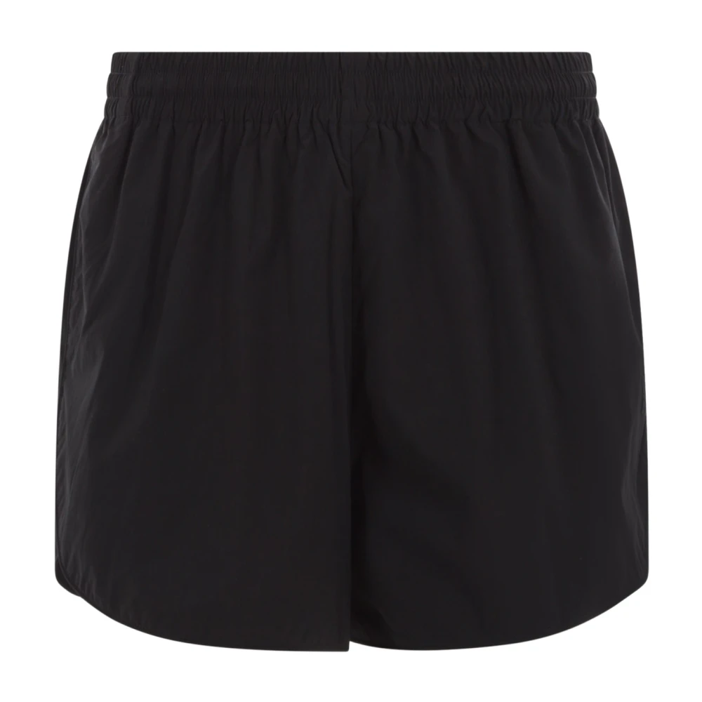 Alexander Wang Svarta Jogging Shorts med Puff Logo Print Black, Dam