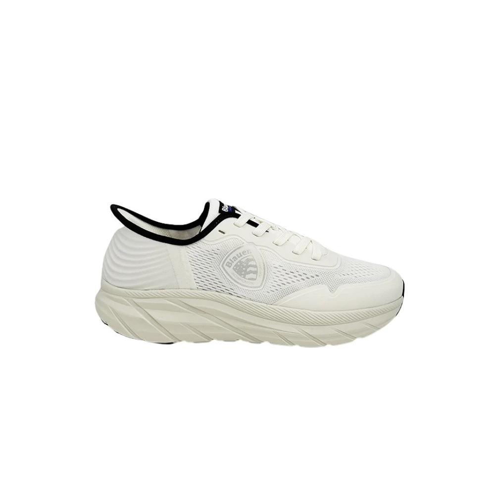 Blauer Men's White Trainers - Sneakers - 7 Uk - Shoes