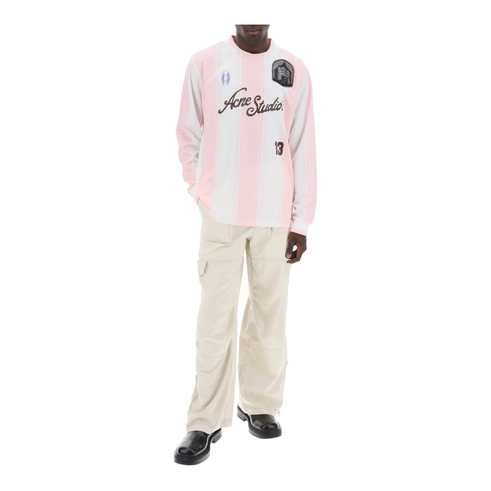 Acne Studios Straight Trousers Beige Heren