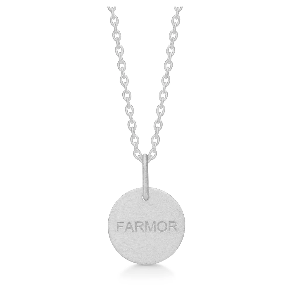 Frk. Lisberg, Accessoarer, Dam, L, Mormor Silverhalsband Hänge