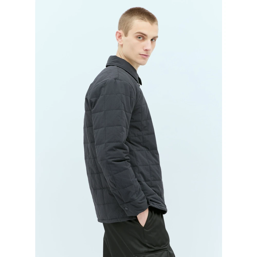 Rains Giron Liner Overshirt Jacket Black Heren