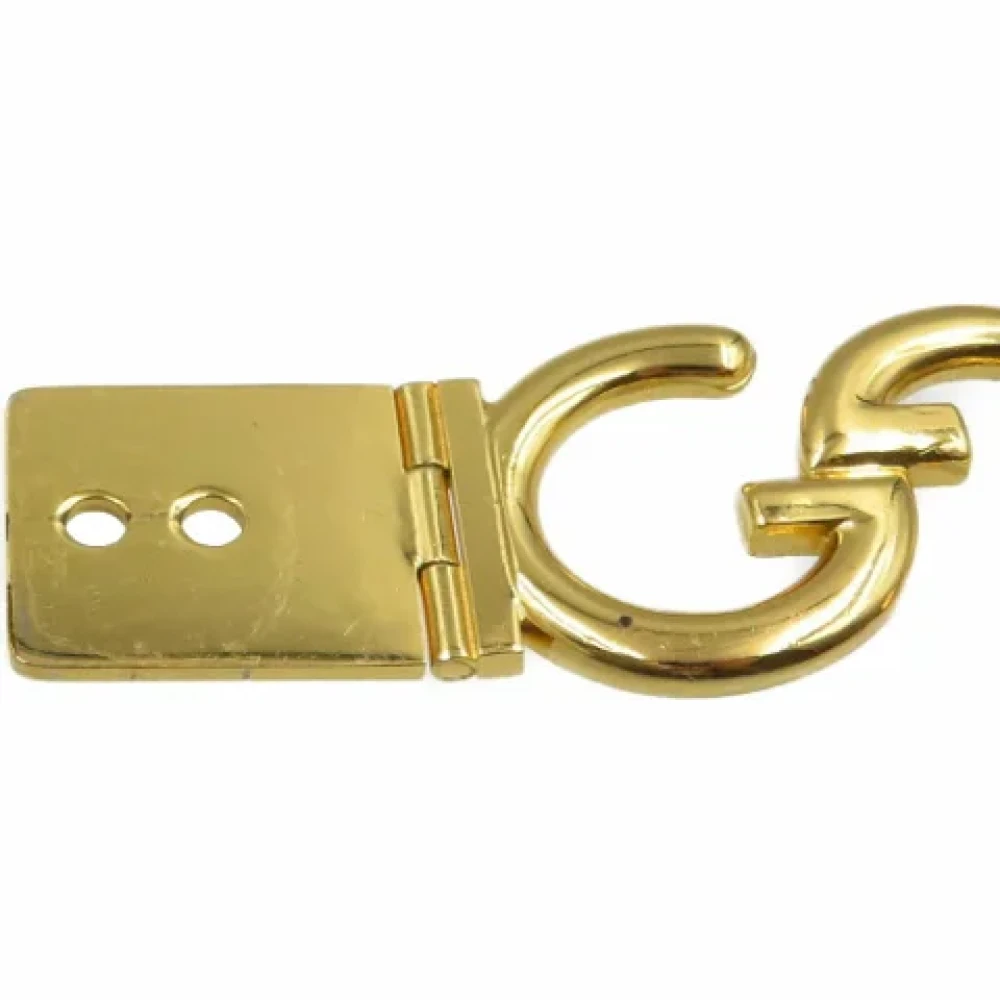 Gucci Vintage Pre-owned Metal belts Yellow Dames