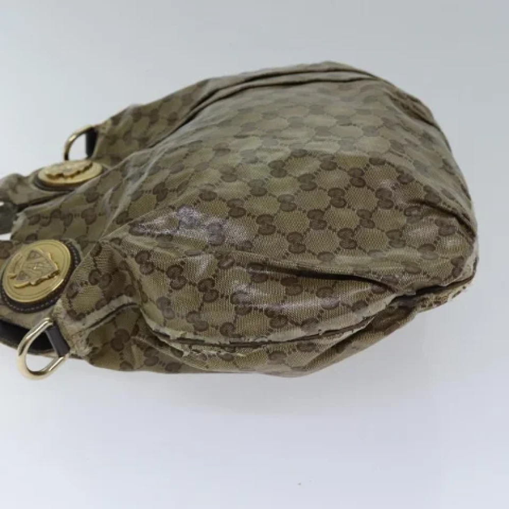 Gucci Vintage Pre-owned Canvas handbags Beige Dames