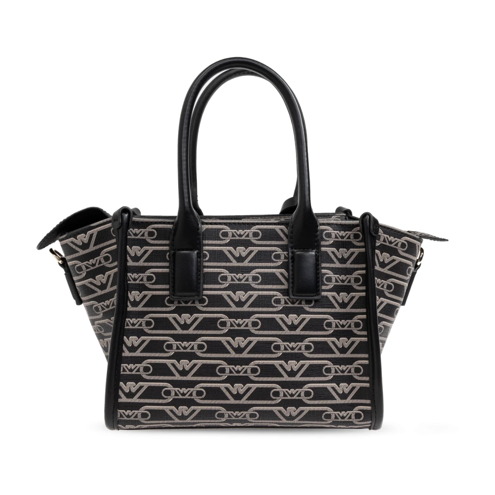 Emporio Armani Schoudertas met monogram Black Dames