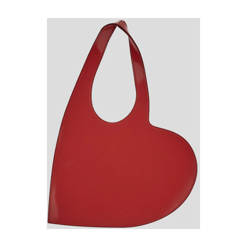 Coperni Hart Leren Tote Tas Red Dames