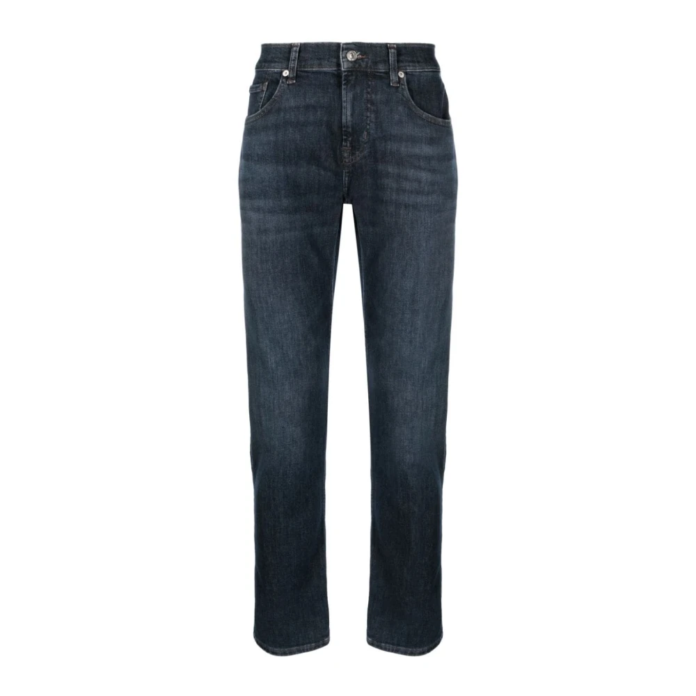 7 For All Mankind Slim-fit Jeans Blue Heren