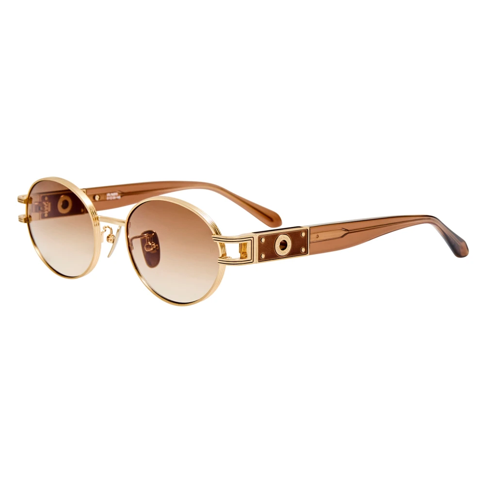 Linda Farrow Brown Lfl - Unisex - Sunglasses - 50 Mm - Accessories