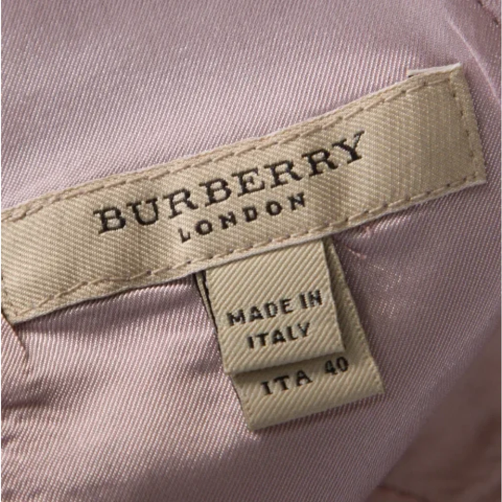 Burberry Vintage Pre-owned Satin tops Purple Dames