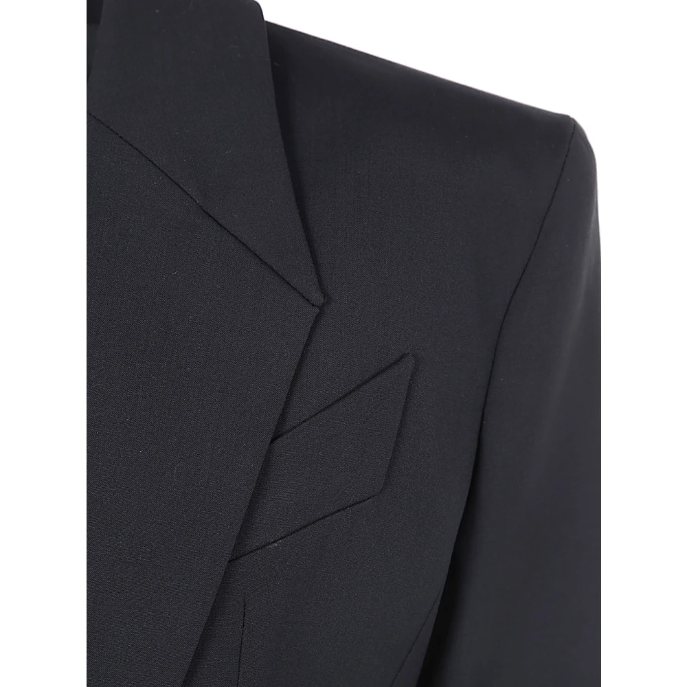 Mugler Stijlvolle Jas voor Alle Gelegenheden Black Dames