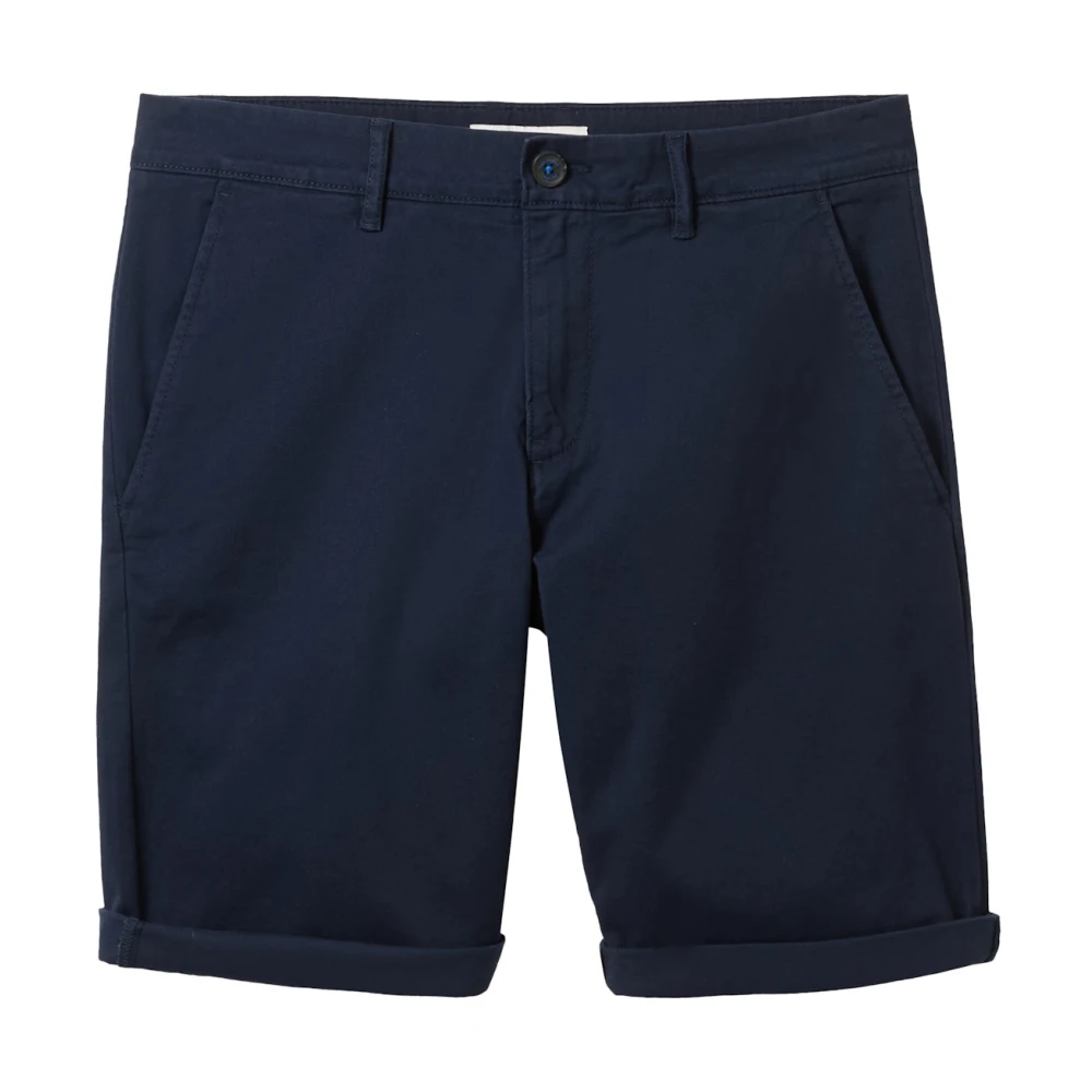 Tom Tailor Elegante Chinoshorts voor zomerse look Blue Heren