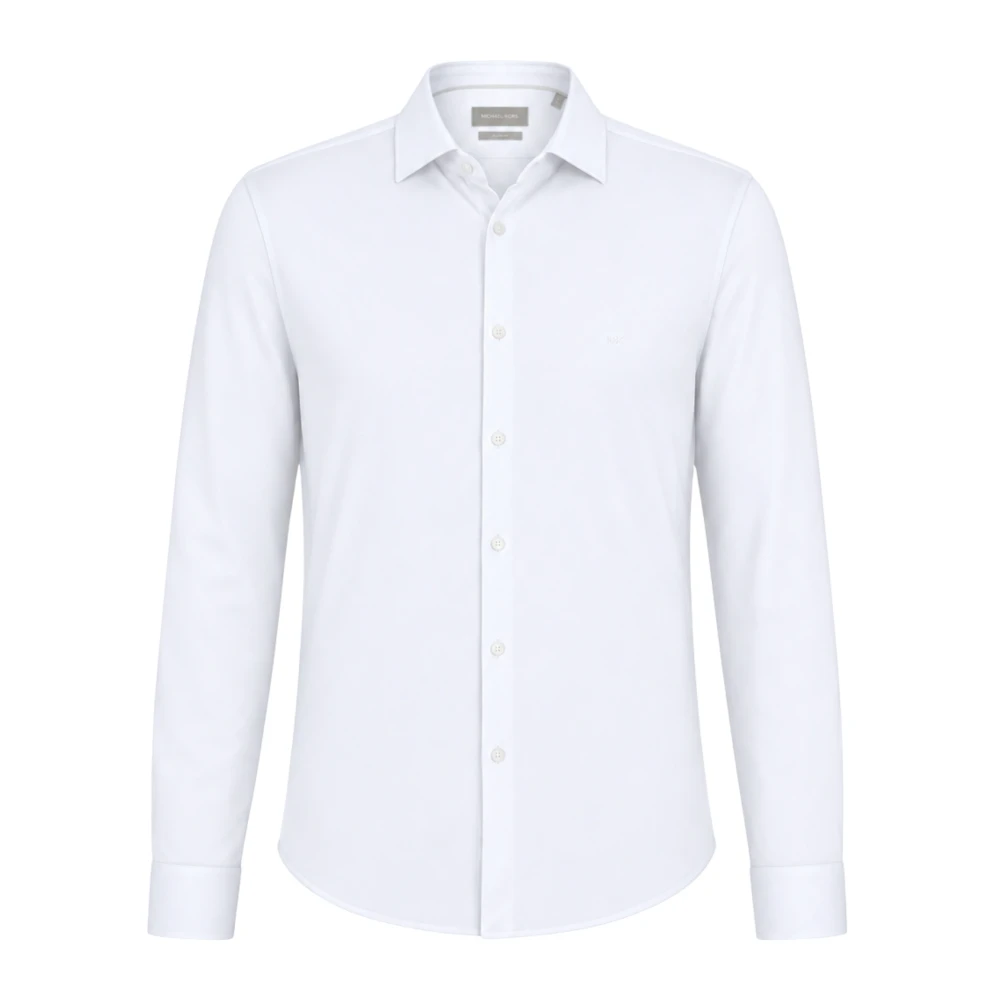 Michael Kors - Slim-Fit Tech Knit Hemd - Shirts - Herren - Weiß - M - Bild 3