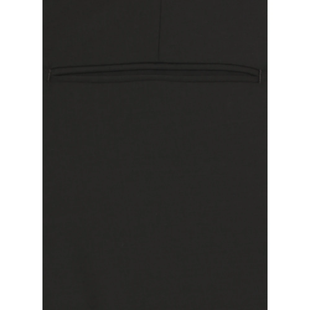 Lardini Zwarte wollen broek met zakken Black Heren