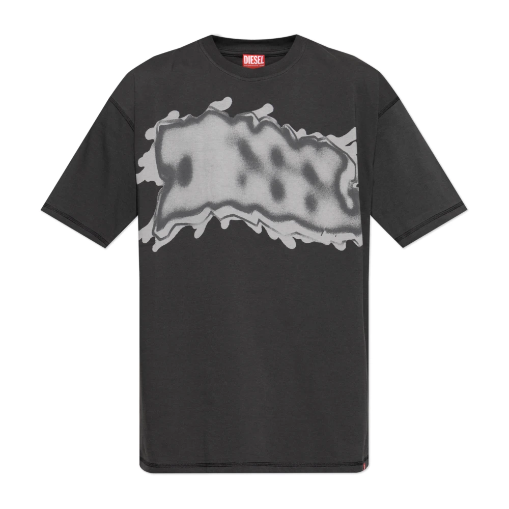 Diesel Uomo Grigio Top, Xl, New,