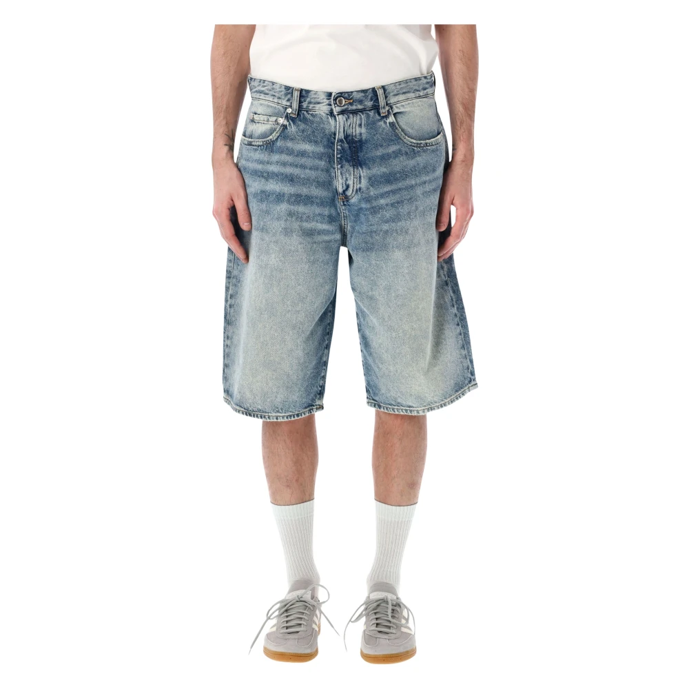 Icon Denim Uomo Blu Pantaloncini, W32, New,