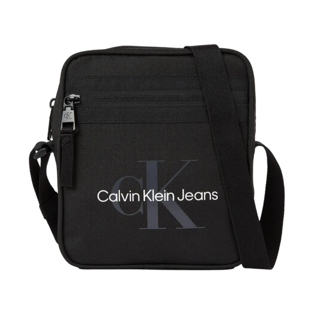 Calvin Klein Zwarte Crossbody Tas BDS Model Black Heren