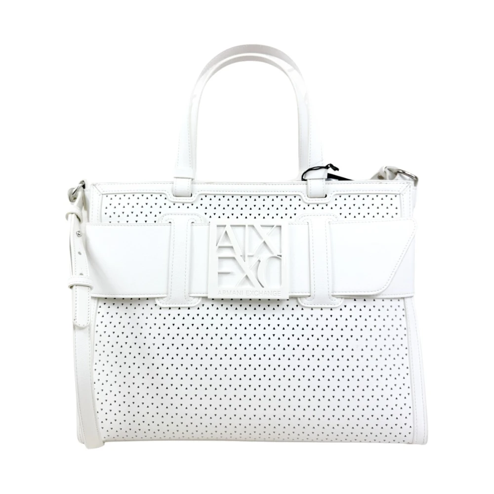 Armani Exchange Mujer Blanco Bolsos, Talla: One Size