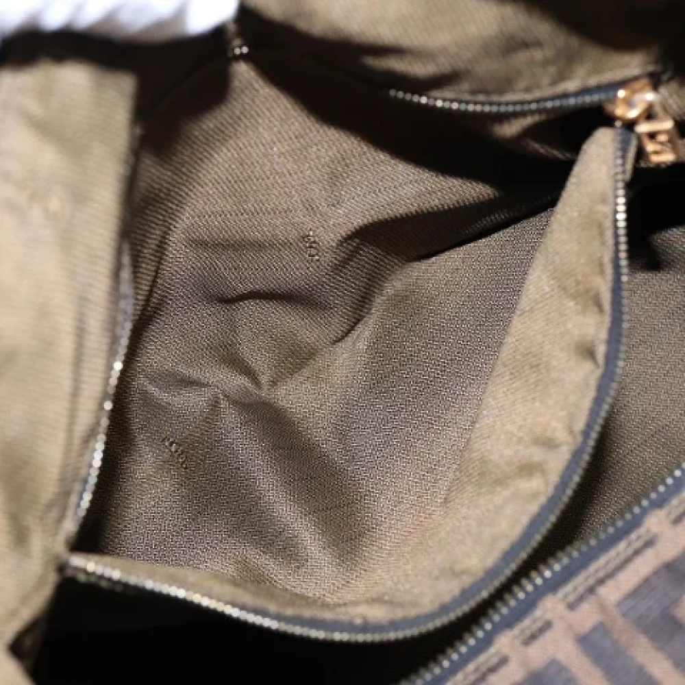 Fendi Vintage Pre-owned Canvas pouches Brown Dames