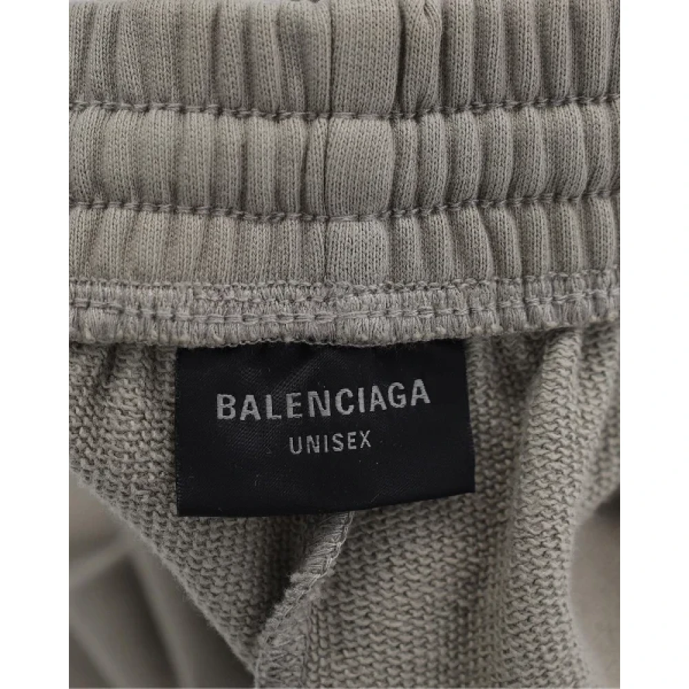 Balenciaga Vintage Pre-owned Cotton bottoms Beige Dames