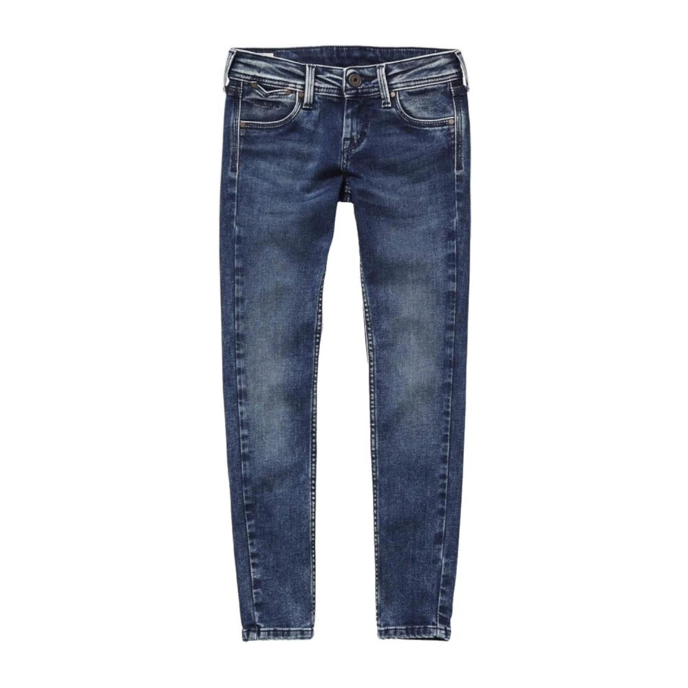 Pepe Jeans Girls Blue Jeans, 14 Y, Swirl Trousers