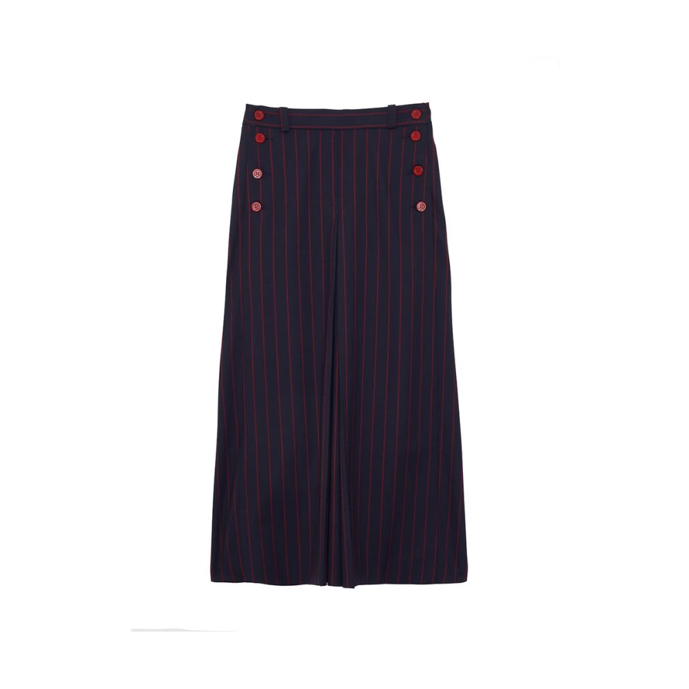 Ines De La Fressange Paris Yona blauw gestreepte rok Multicolor Dames