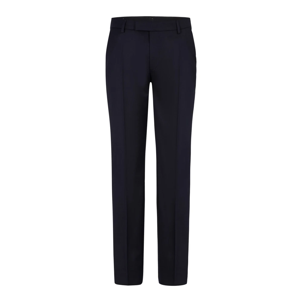 Joop! Klassieke wollen broek donkerblauw Blue Heren