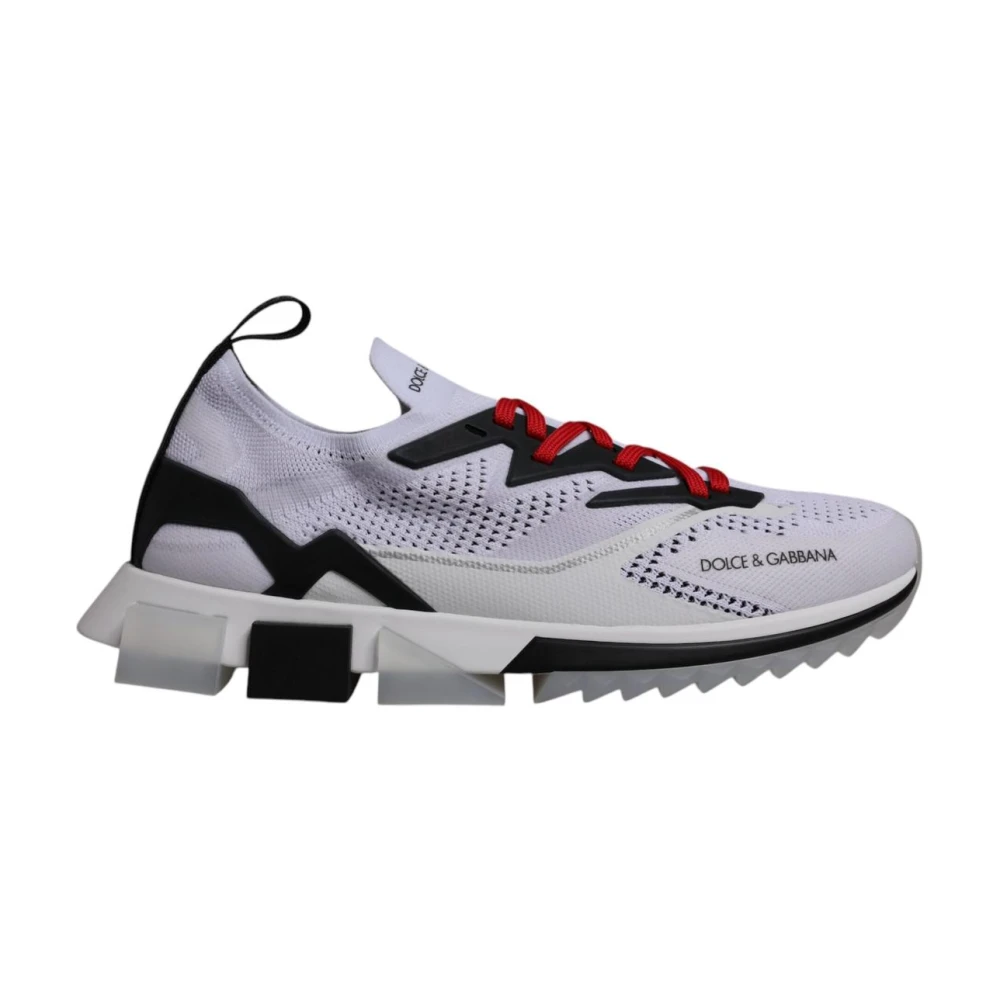 Dolce & Gabbana Men's Sporty Lace-Up Sneakers With Logo Detailing