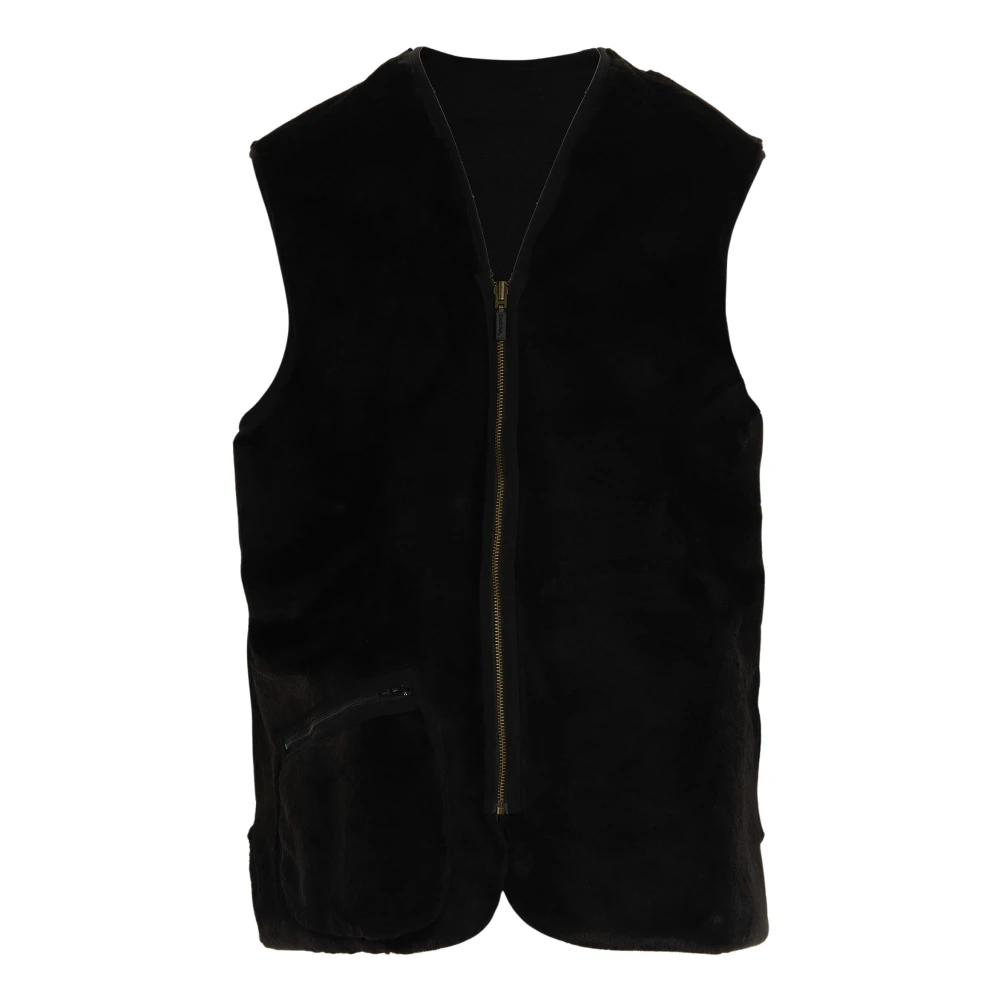 Barbour Uomo Nero Gilet Caldo Interno Giacca - Immagine 3