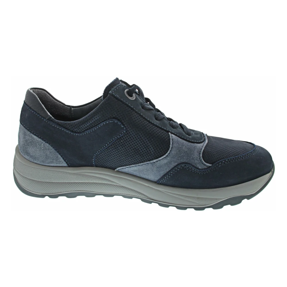 Waldläufer Moderne Sneaker Heren Schoenen Blauw