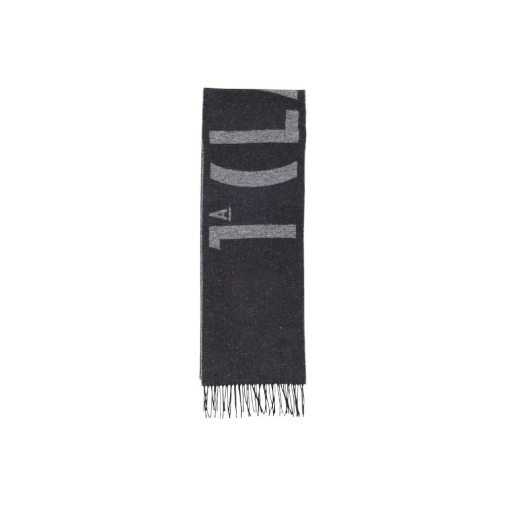 Alviero Martini 1a Classe Zwarte Katoenen Sjaal Herfst Winter Collectie Black Dames