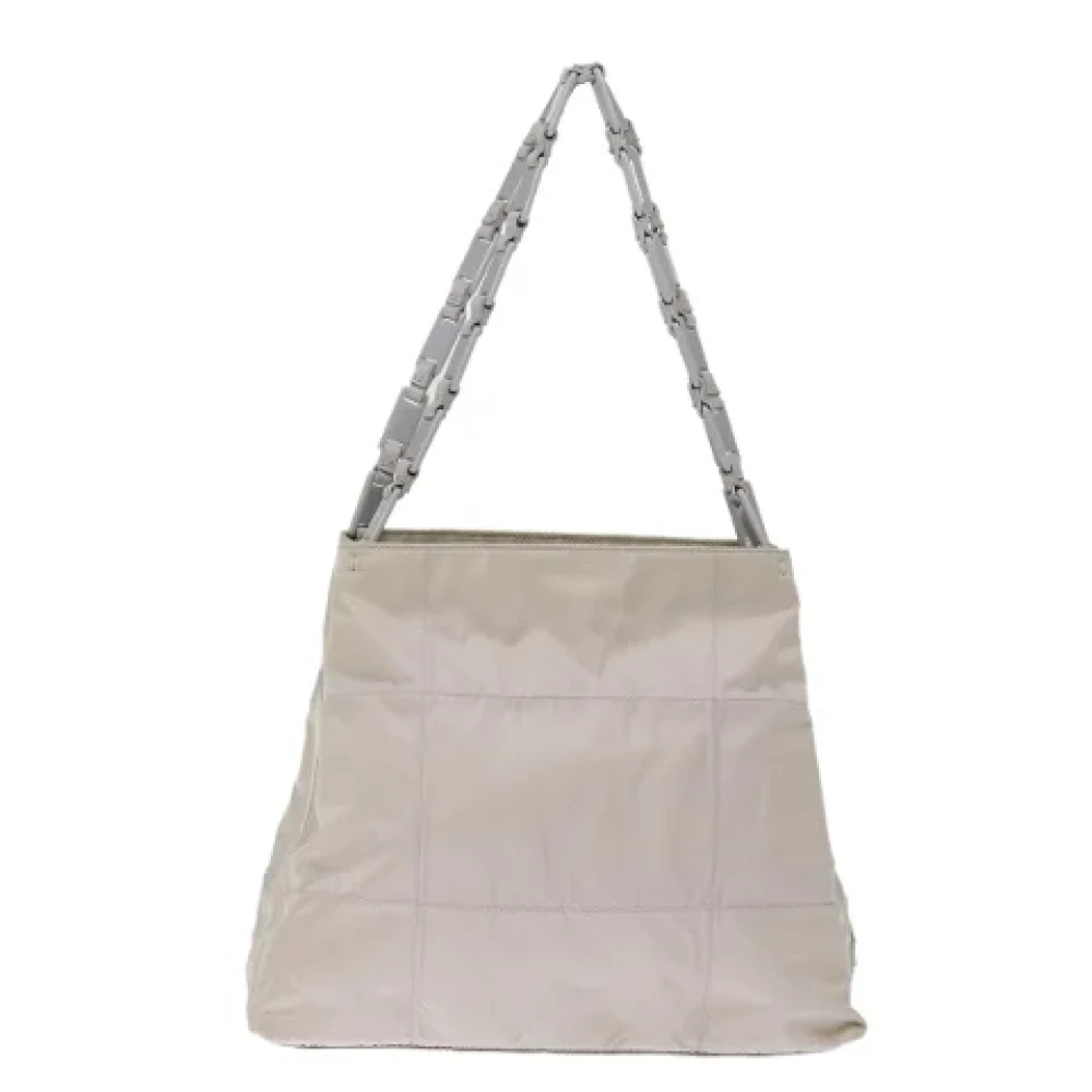 Prada Vintage Pre-owned Nylon prada-bags Gray Dames