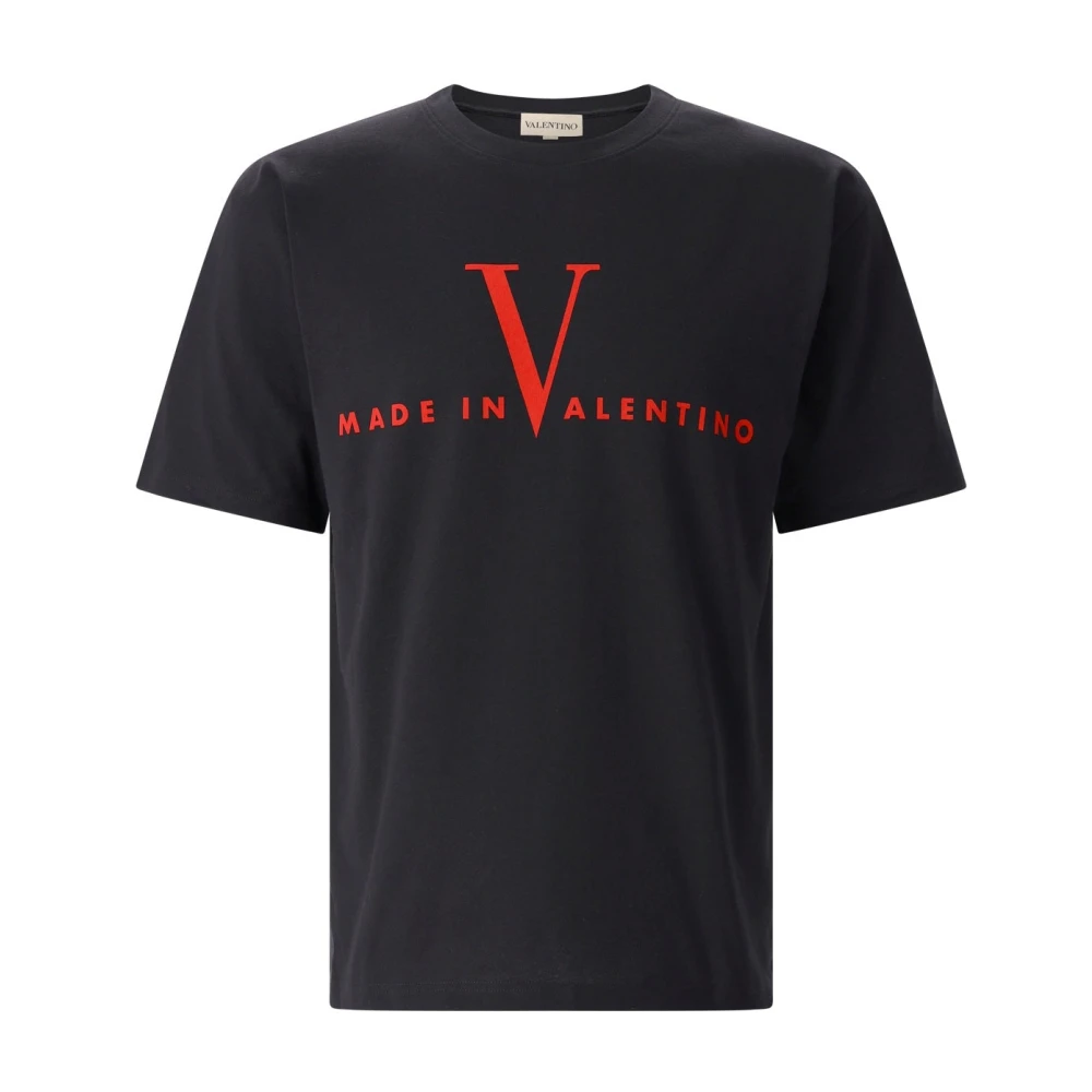 Valentino Men's Black T-Shirt - T-Shirts - Xl - Tops