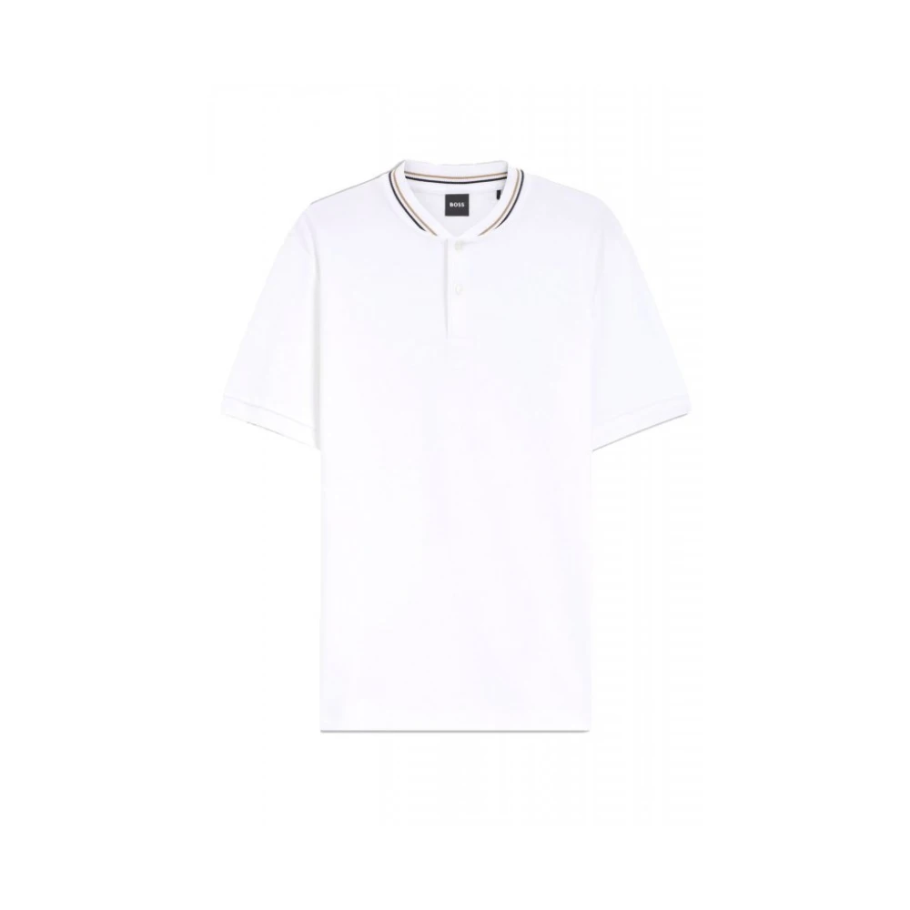 Hugo Men's White Polo Shirts, M, Boss - Tops > T-Shirts