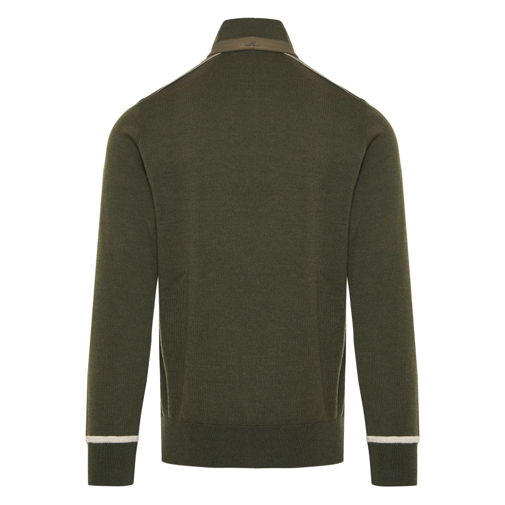 PAUL & SHARK Wol Half-Zip Gebreide Green Heren