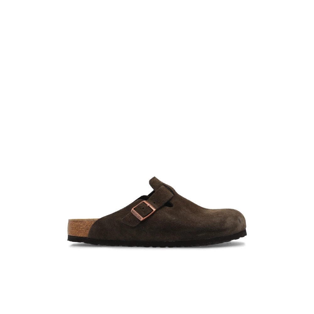 Birkenstock Women's Brown Mules, 4 Uk, Boston Bs