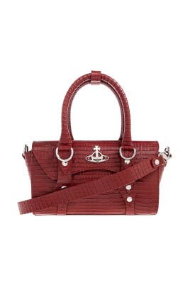 red-crocodile-effect-leather-handbag-orb-detail
