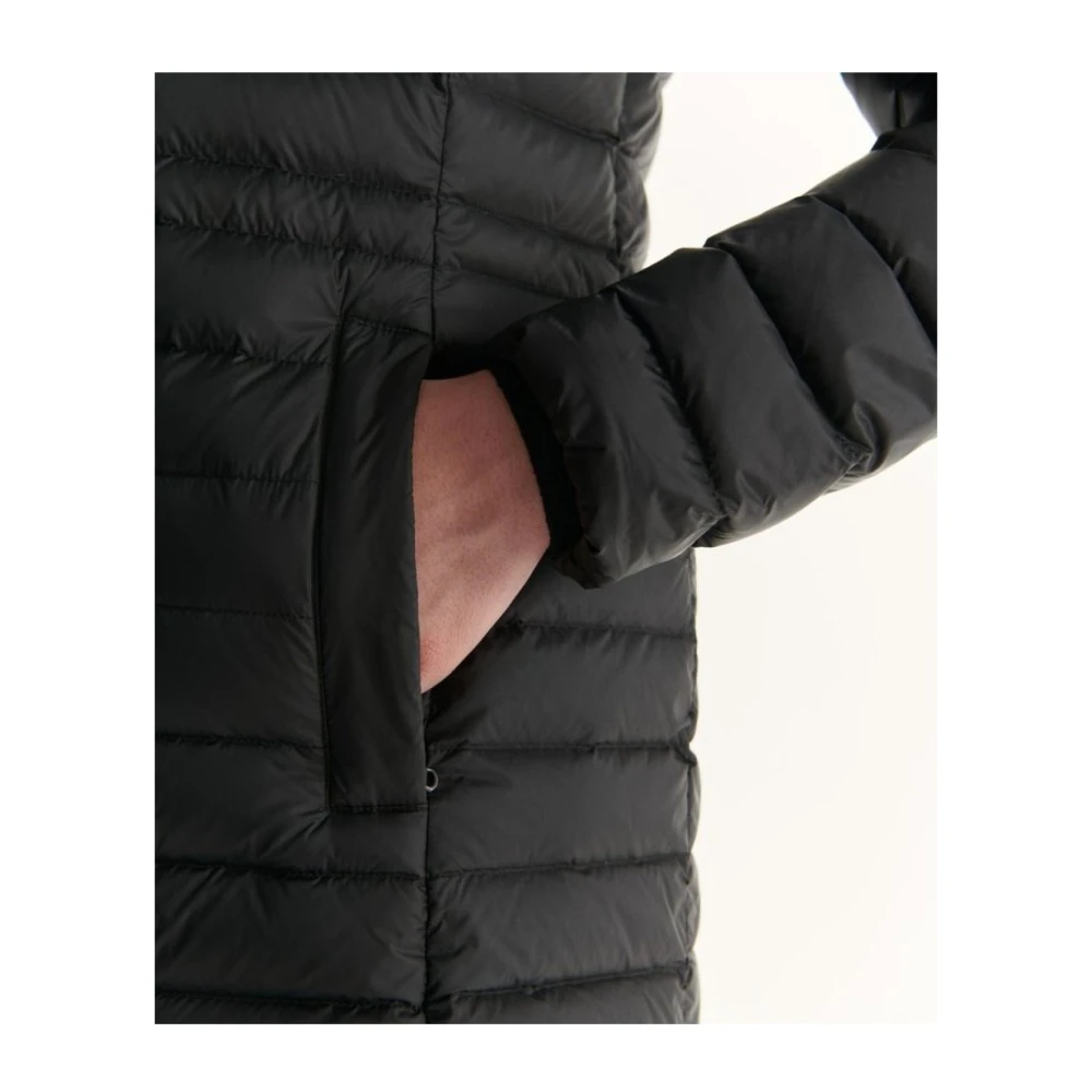 Jott Capuchon Halflange Gewatteerde Jas Black Dames