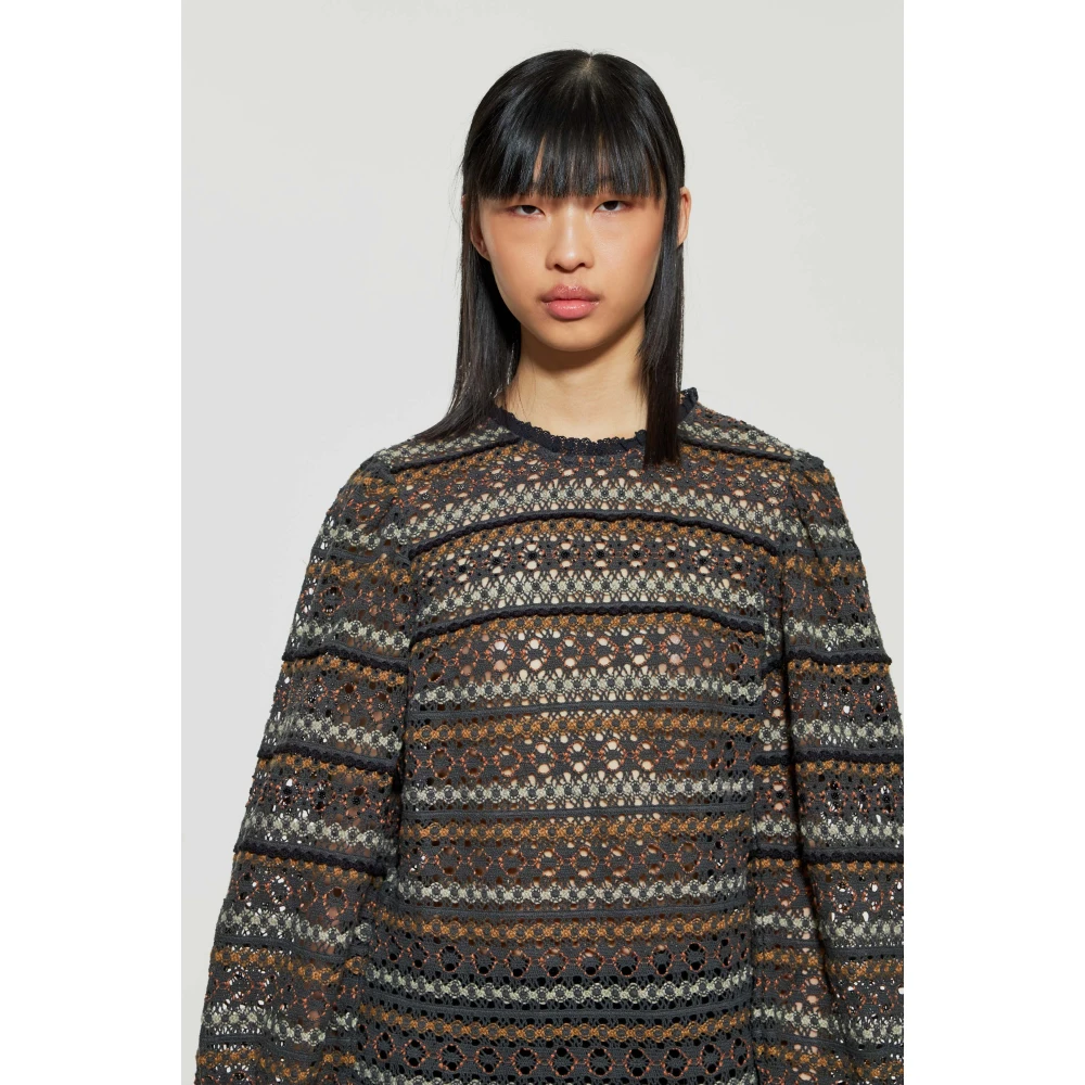 Antik batik Fara gehaakte blouse Multicolor Dames