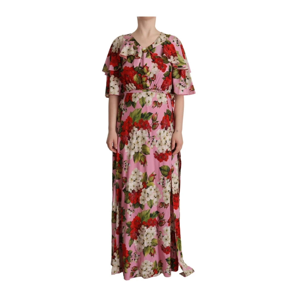 Dolce & Gabbana Women's Multicolor Gowns, Xs, Floral Maxi Dress Style