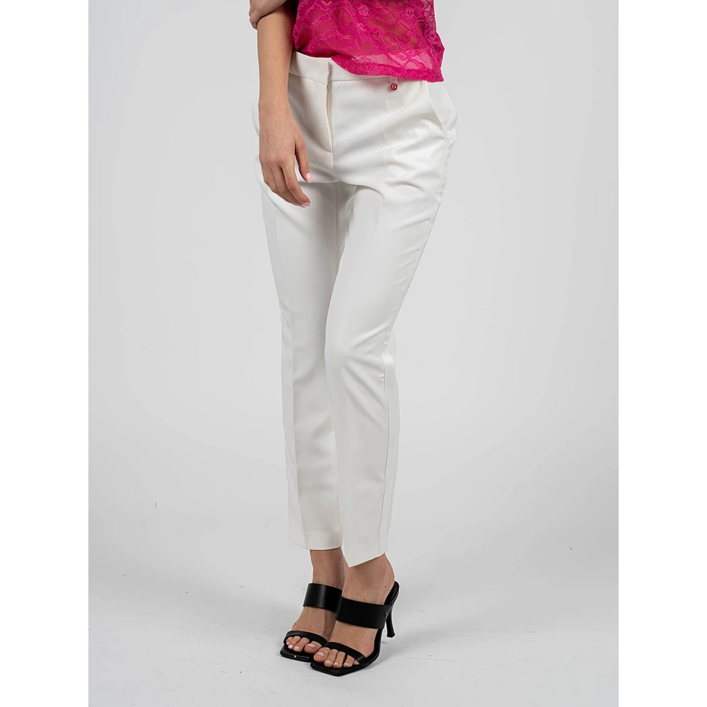 Liu Jo Aansluitende 7 8 Lengte Broek White Dames