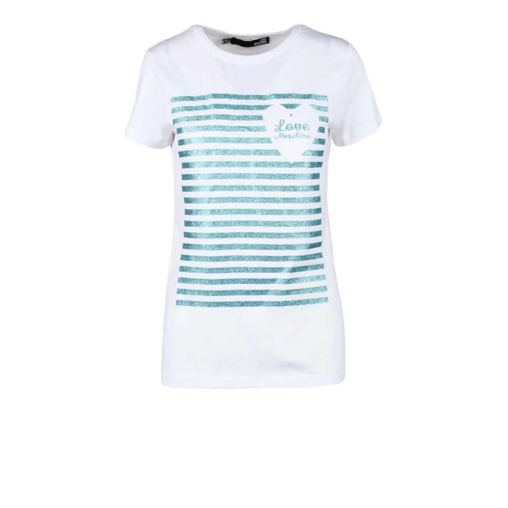 Love Moschino Tshirt White, Dam