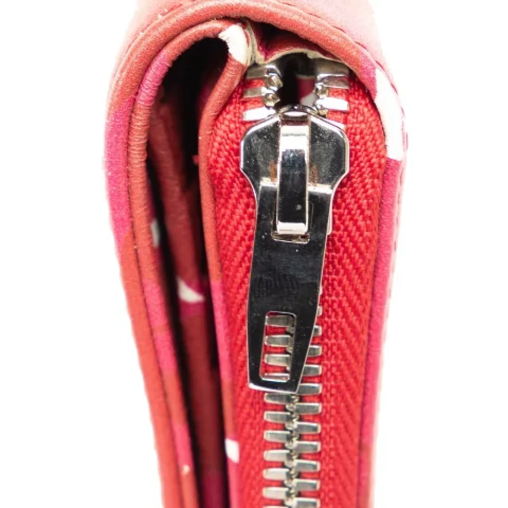 Balenciaga Vintage Pre-owned Leather wallets Red Dames