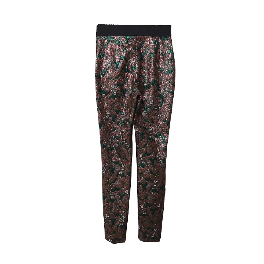 Dolce & Gabbana Pre-owned Polyester bottoms Multicolor Dames