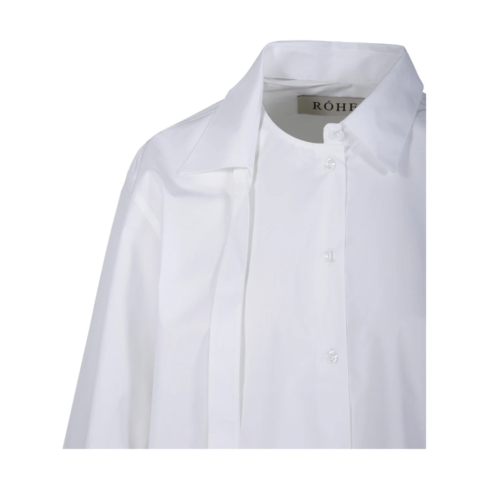 Róhe Witte Deconstructed Overhemd White Dames